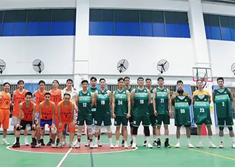 精密プラスチック金型製造工場のバスケットボールゲーム