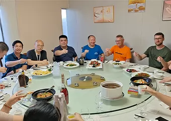 ドイツの顧客が金型を試すために 精模金型会社を訪れます