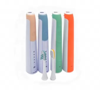 スマート歯ブラシ電動歯ブラシ2色射出成形金型