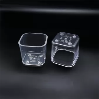 ミニスクエアストレージジャーストレージボックス射出成形